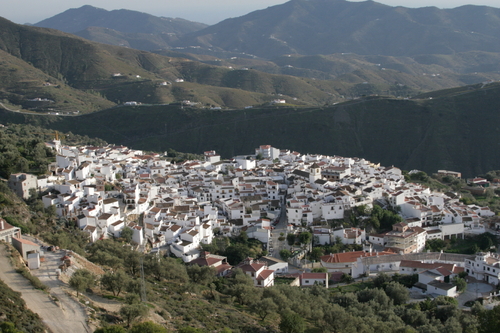 pueblo de Canillas de Aceituno en Málaga (Andalucía)
