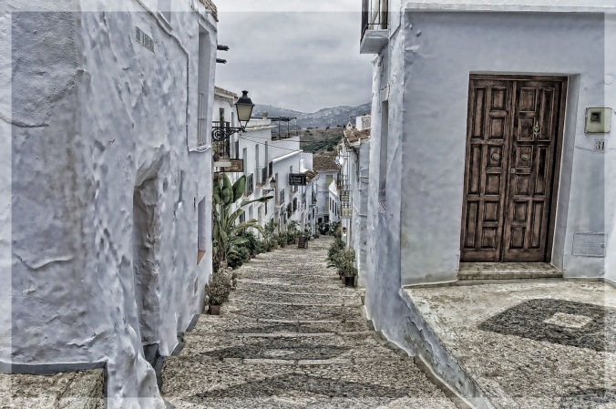 Frigiliana, pueblo blanco de Málaga, Andalucía